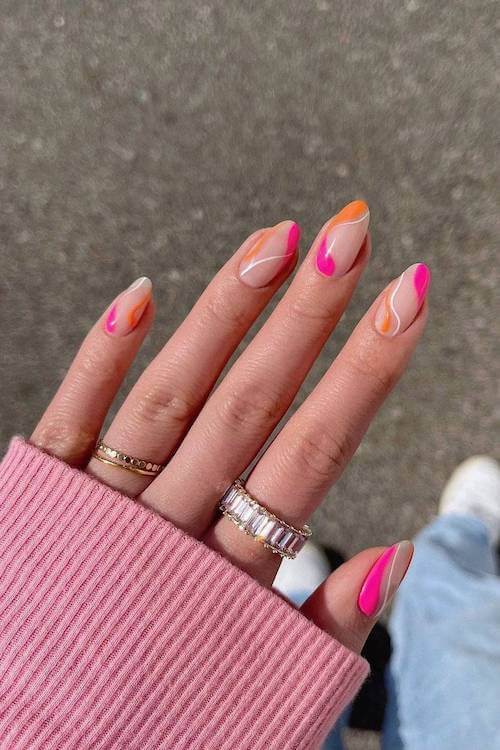 classy spring nails