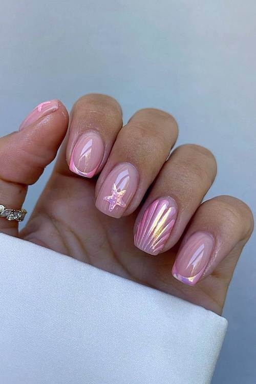 classy summer nails