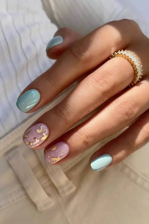 classy summer nails