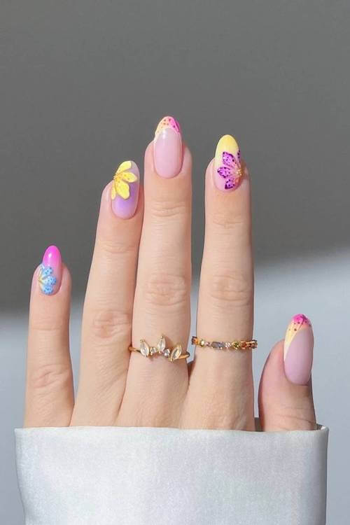 classy summer nails