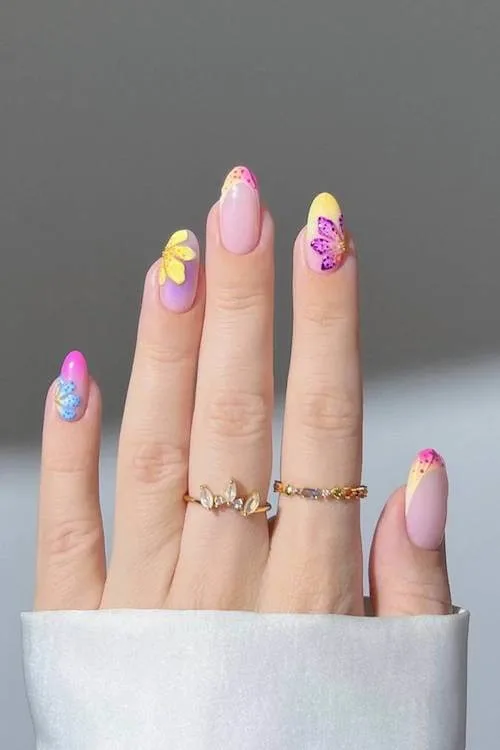 classy summer nails