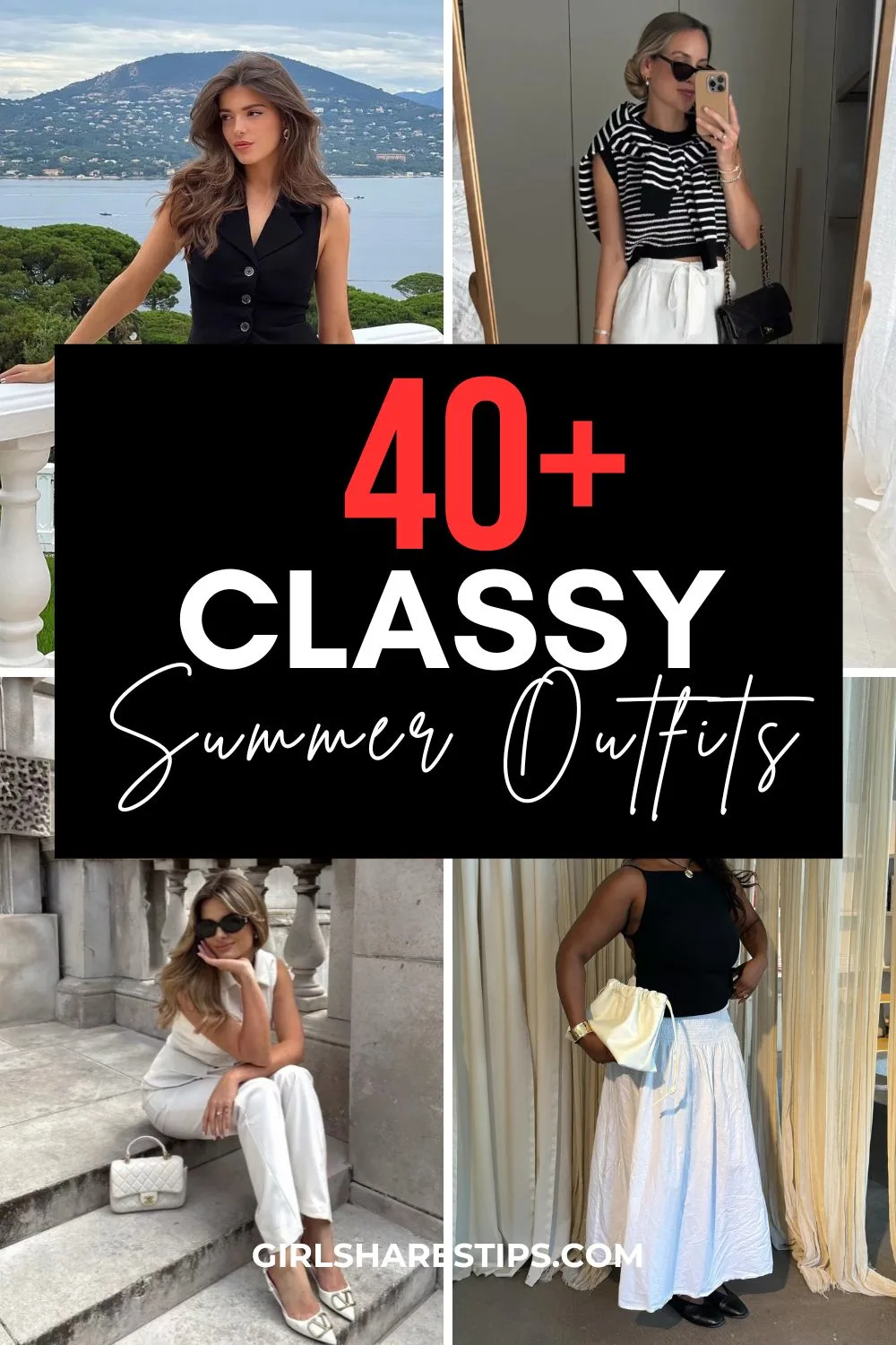 classy summer outfit ideas for women collage
