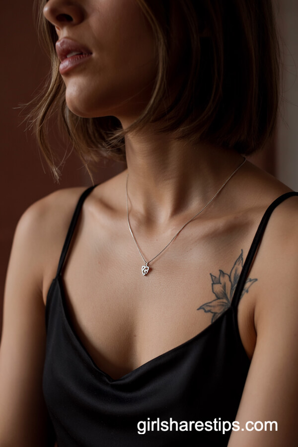 Delicate Floral Shoulder Tattoo