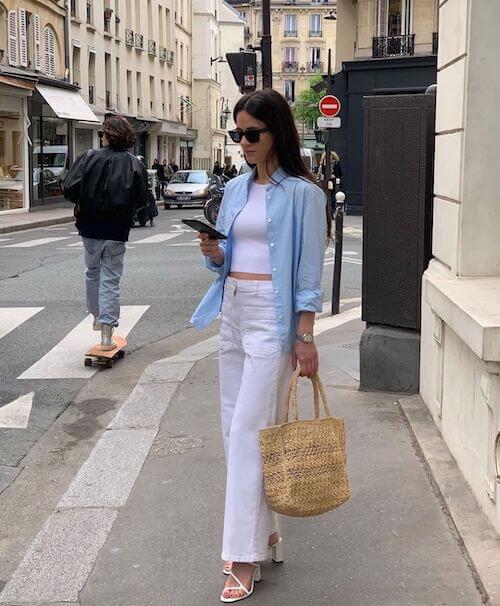 White Jeans Outfit Ideas for Spring and Summer