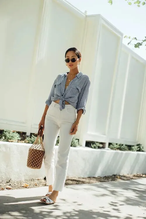 40+ Classy White Jeans Outfits For Ladies [2024]: What To Wear With ...