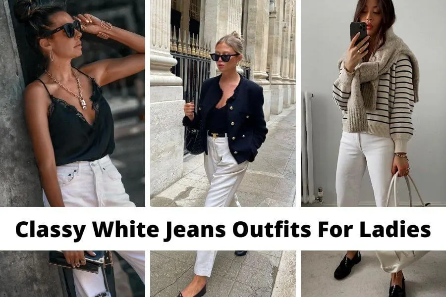 Casual Outfits for Fall: How To Style Your White Jeans Transitioning From  Summer to Fall