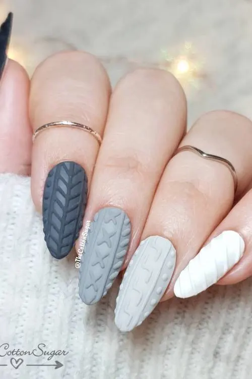 classy winter nails