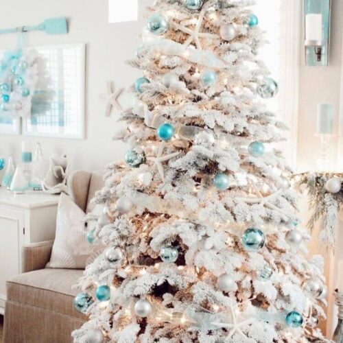 50+ Amazing Coastal Christmas Tree Ideas [2022] For A Fun Chic Holiday