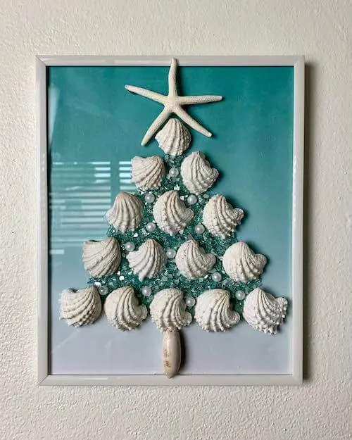 seashell christmas tree
