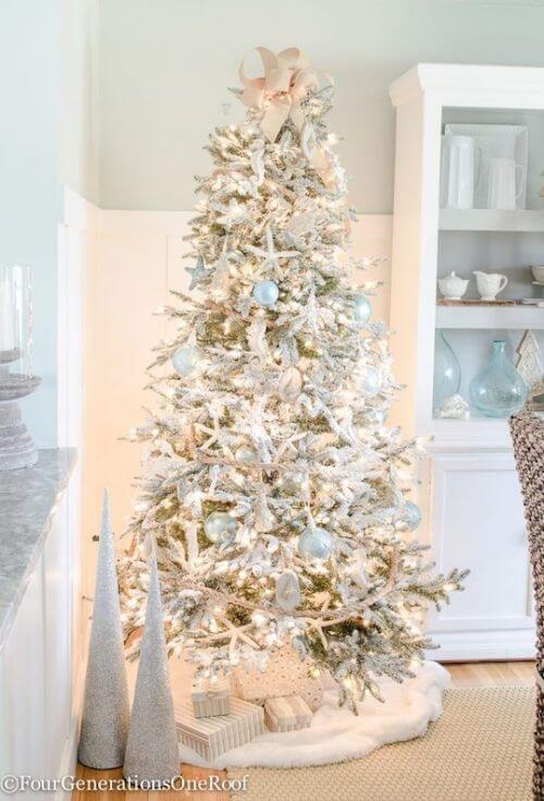 coastal christmas tree ideas