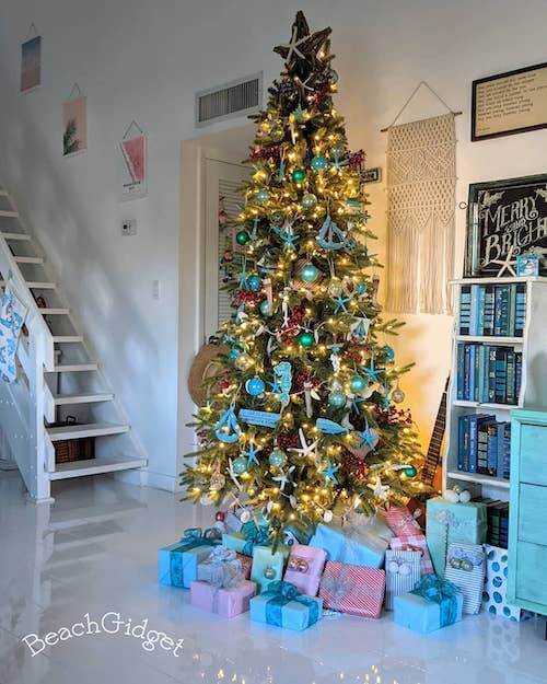 coastal christmas tree ideas