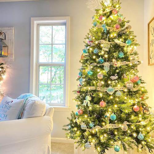 coastal christmas tree ideas