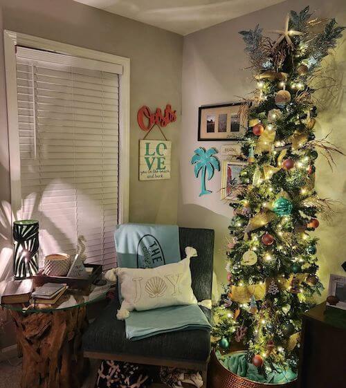 coastal christmas tree ideas