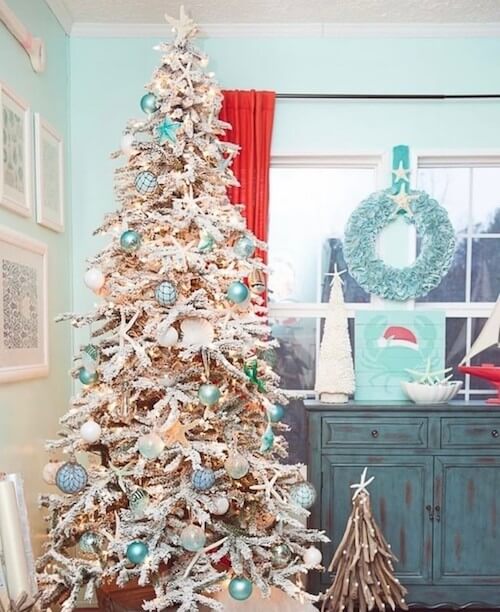 coastal christmas tree ideas