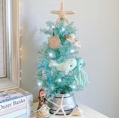 coastal christmas tree ideas