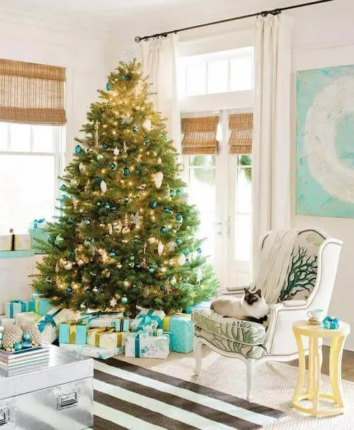 coastal christmas tree ideas