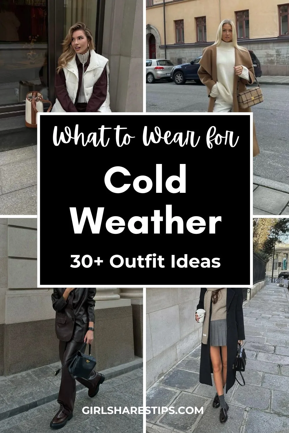 cold weather outfits collage