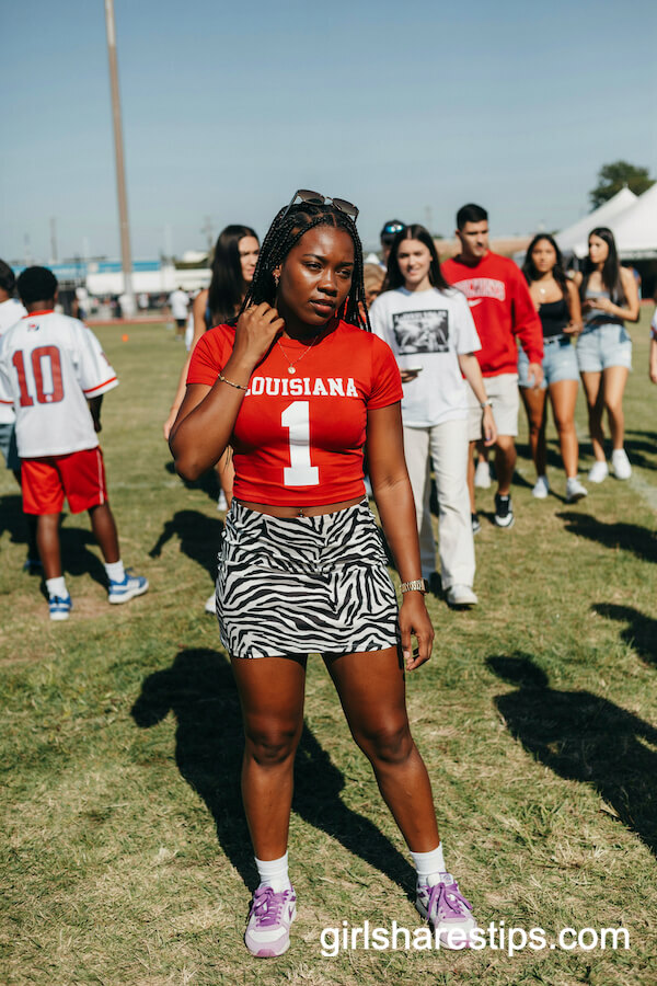 Team Crop Top & Animal Print Mini