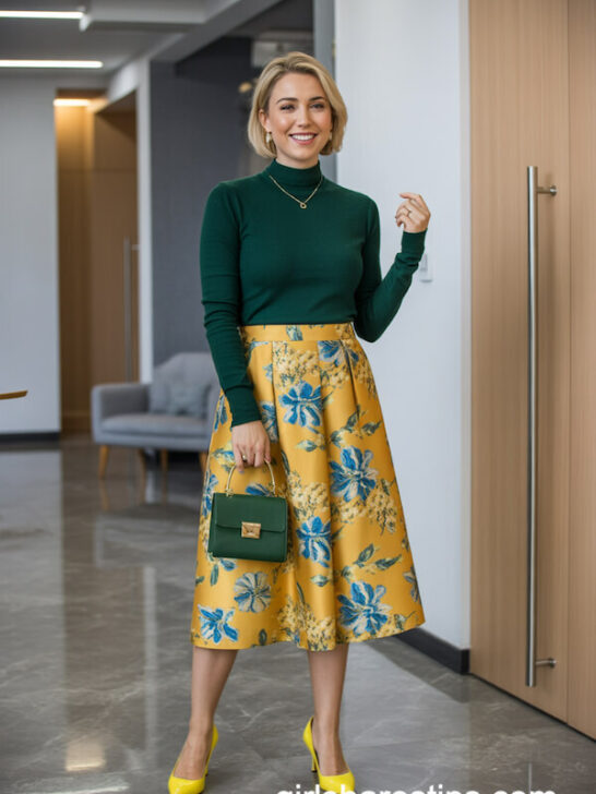 21 Stunning Colorful Corporate Outfits for Women to Elevate Your Office Style