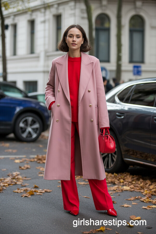 Monochrome Red and Pink Elegance