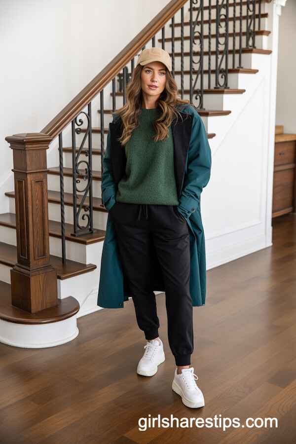 Layered Green and Teal for Modern Sophistication