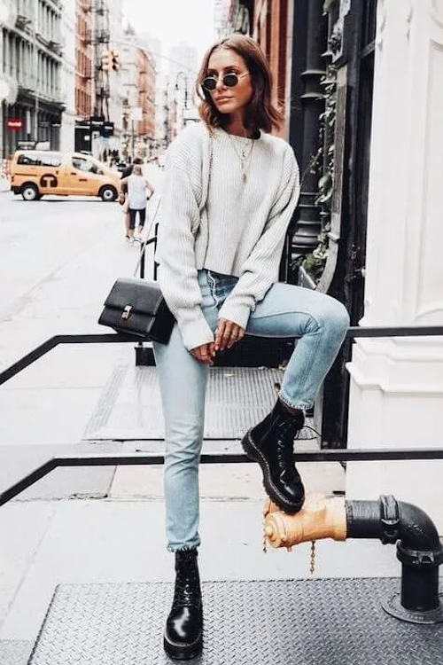 COMBAT BOOTS, How To Wear The Hottest Shoe This Fall — WOAHSTYLE