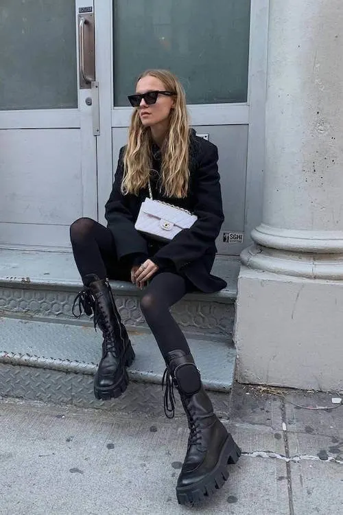 combat boots outfit ideas for women