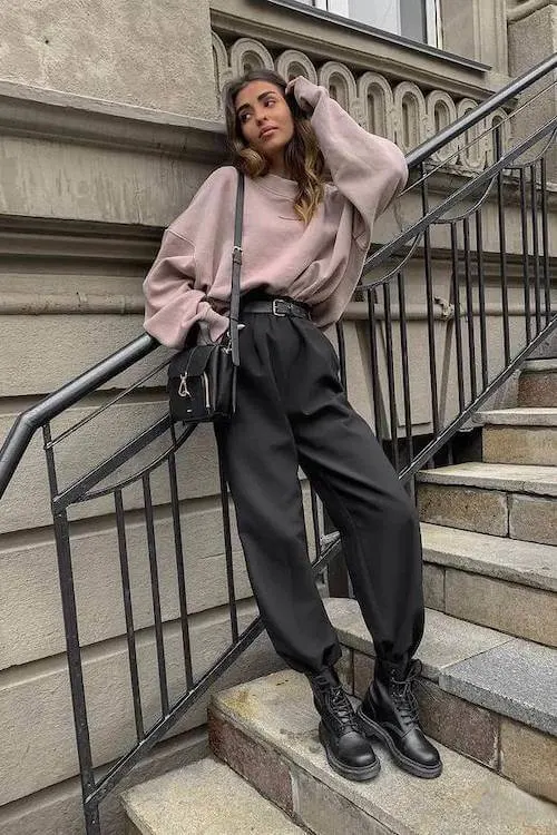 combat boots outfit ideas for women