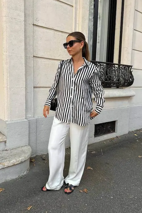 comfy trendy wide leg pants outfit