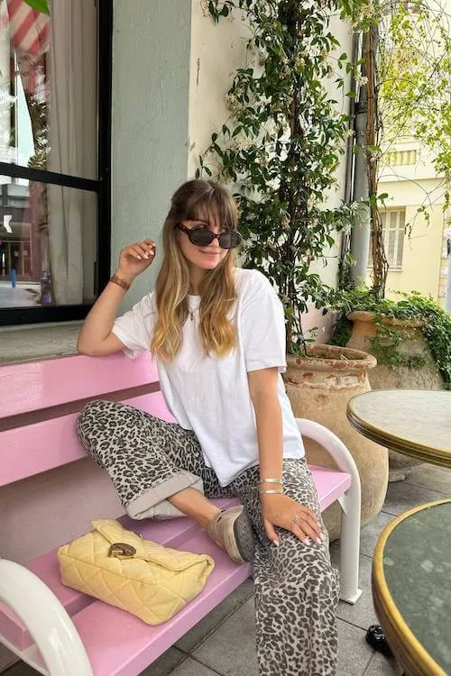 comfy trendy wide leg pants outfit