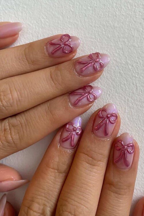 coquette nails