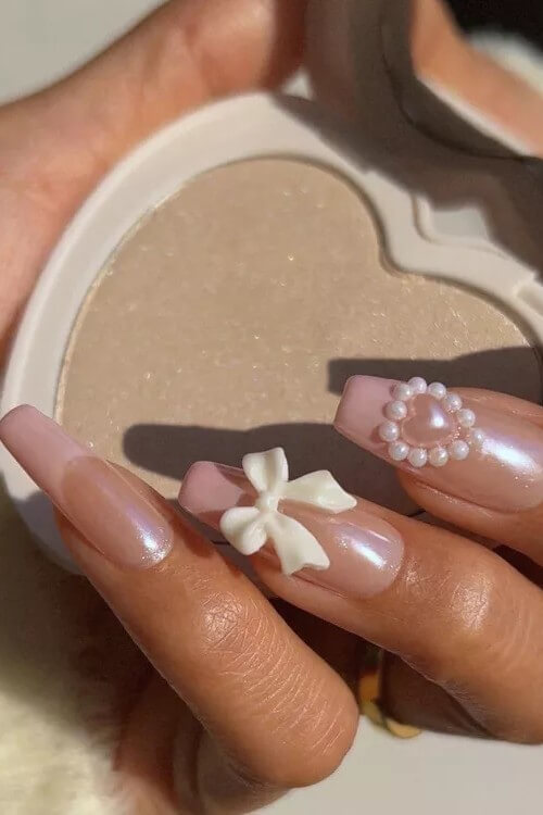 coquette nails