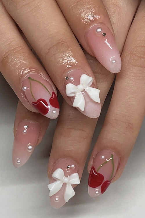 coquette nails