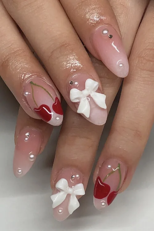 coquette nails