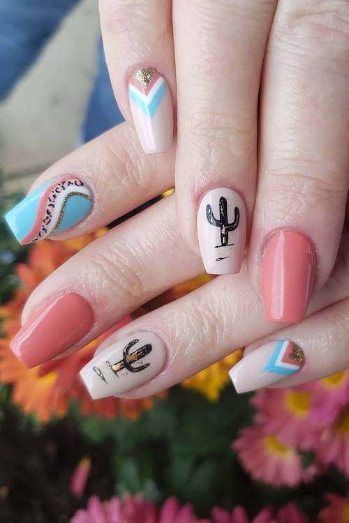 country nails western nails