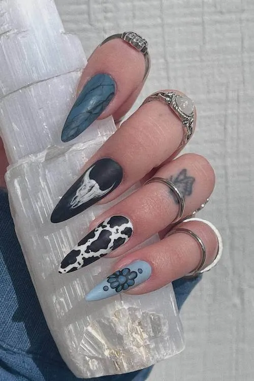 country nails western nails