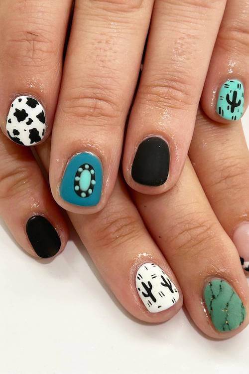 country nails western nails