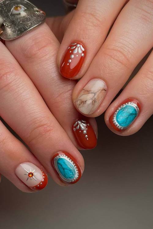 country nails western nails