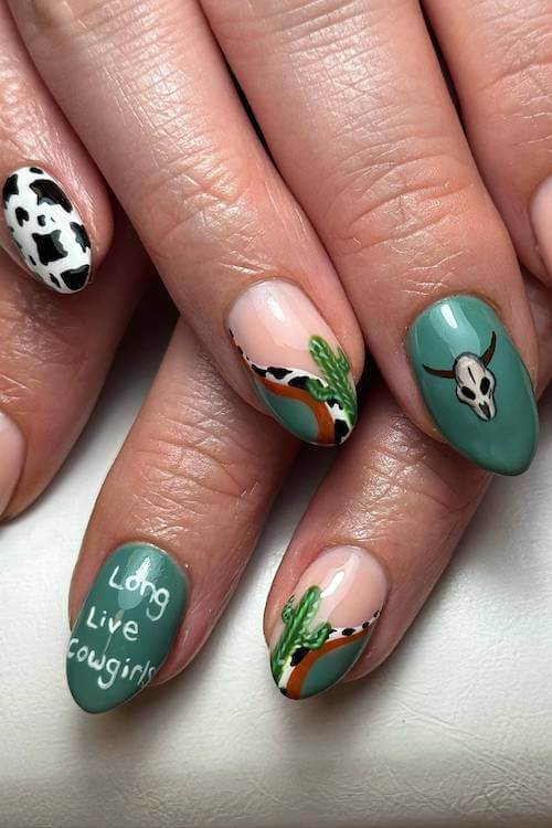 country nails western nails