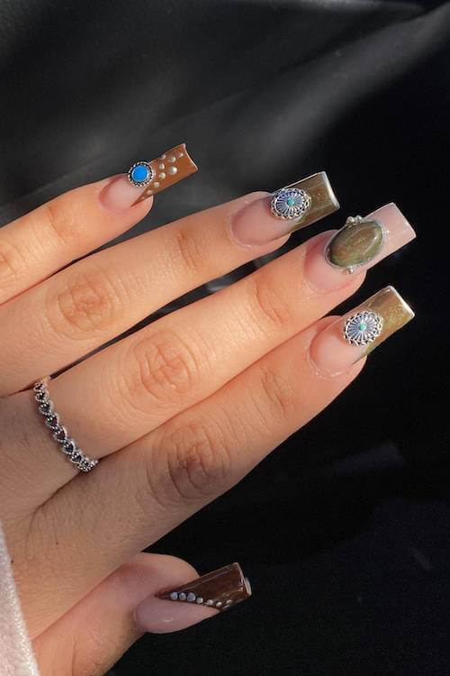 country nails western nails