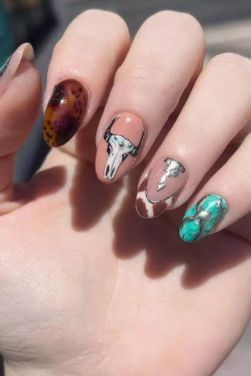 country nails western nails