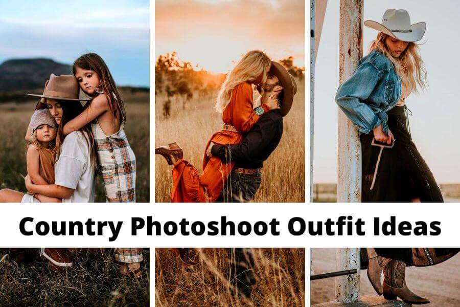 country photoshoot outfit ideas