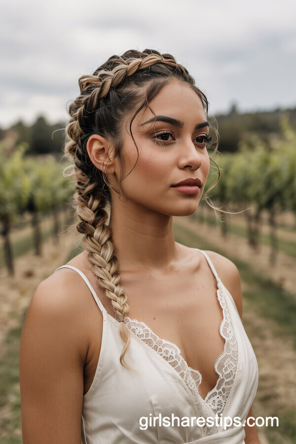 Rope Twist Braid Ponytail