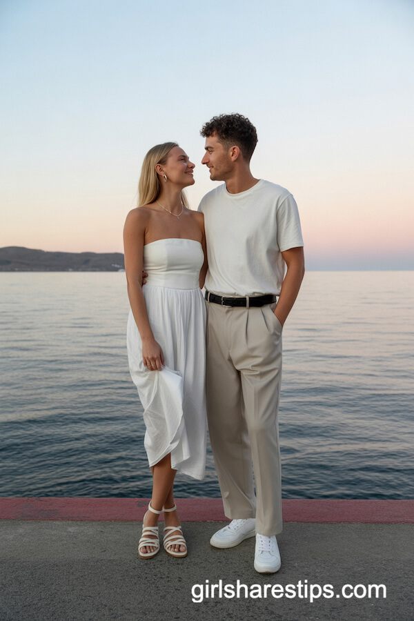 Sunset Pier Romance