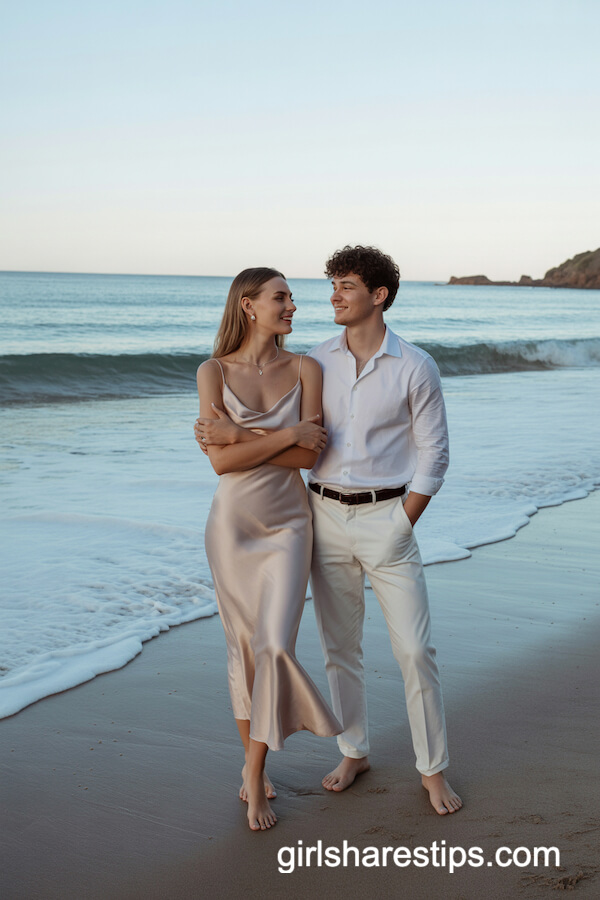 Blush Silk Beach Elegance