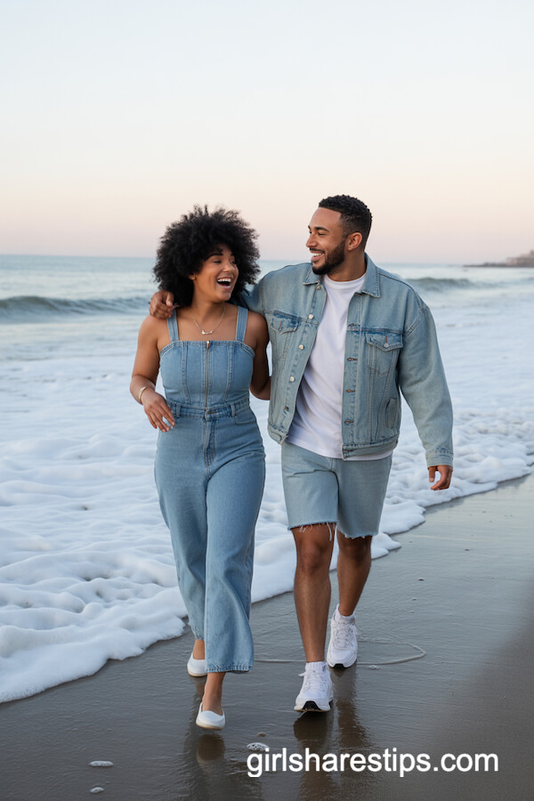 Denim-on-Denim Shoreline Style