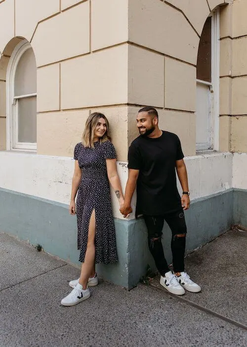 Black outfit couple sale