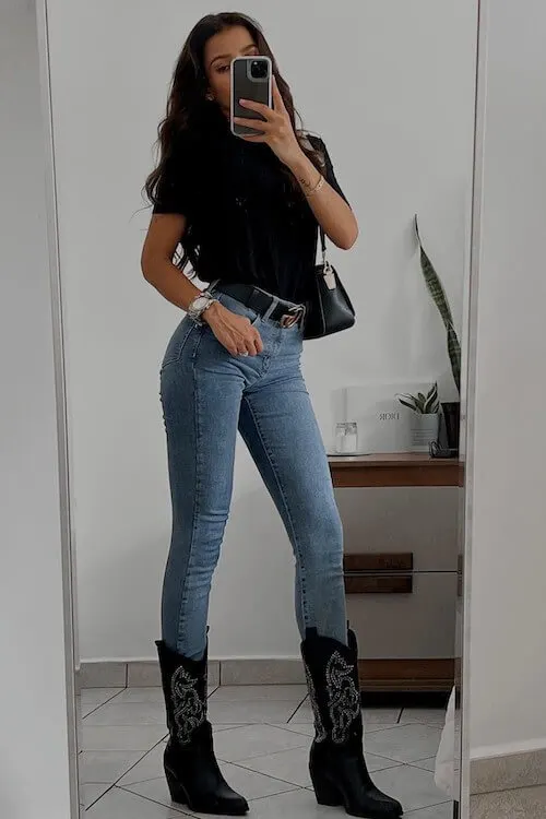 cowboy boots outfit