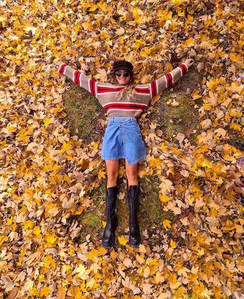 creative fall photography ideas