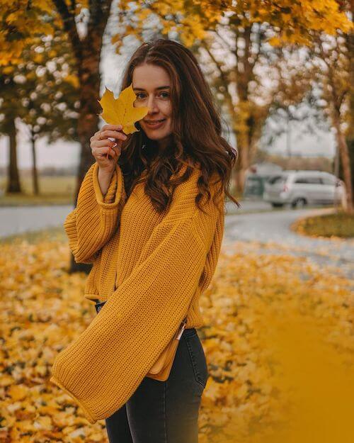 creative fall photography ideas